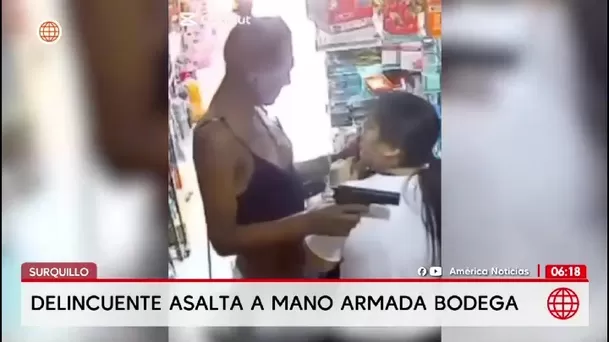 Persona trans robó bodega con arma en Surquillo y fue detenida por serenos/ América Noticias Persona trans robó bodega con arma en Surquillo y fue detenida por serenos/ América Noticias