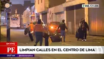 Personal de limpieza de la Municipalidad de Lima reinicia recojo de basura de calles. Foto y video: América Noticias