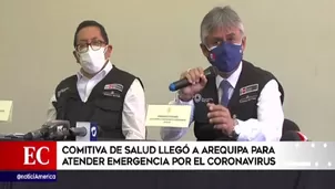 Comitiva de Salud llegó a Arequipa para atender emergencia por el coronavirus. Video: América