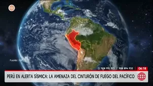 Perú comparte riesgo sísmico por ubicarse en el Cinturón de Fuego/ Video y Foto: América Noticias