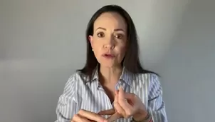 María Corina Machado, ganadora del Premio Nobel de la Paz. Foto: AFPTV/TV. Video: Canal N