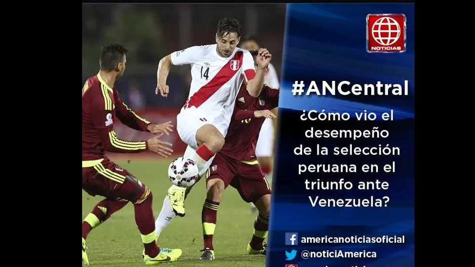 Perú ganó a Venezuela:  estas son las respuestas a nuestra pregunta #ANCentral