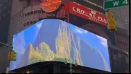 Machu Picchu presente en el Times Square como destino cinematográfico tras estreno de "Transformers"