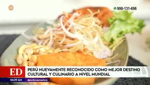 Perú: Mejor destino culinario y cultural | Video: América Noticias