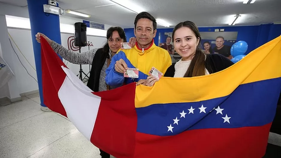 Venezolanos en el Perú. Foto: Migraciones