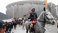 Policías en el Estadio Nacional. Foto: archivo El Comercio