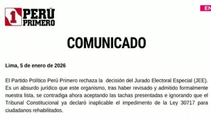 El JEE declaró fundadas tachas contra Mario Vizcarra y rechazó su inscripción presidencial. Video: Canal N