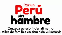 La campaña “Por un Perú sin hambre” inició este viernes 19. Foto: Teletón