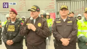 Plan de seguridad por partido Perú vs. Argentina. Foto y video: Canal N