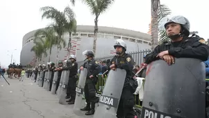 Policía Nacional presentó plan de seguridad para el partido. Foto referencial: Andina