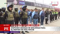 Medidas de seguridad ante partido Perú vs. Paraguay. Foto y video: América Noticias