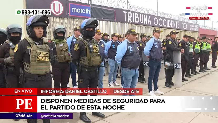 Perú vs. Paraguay: Medidas de seguridad para partido en el Estadio Monumental