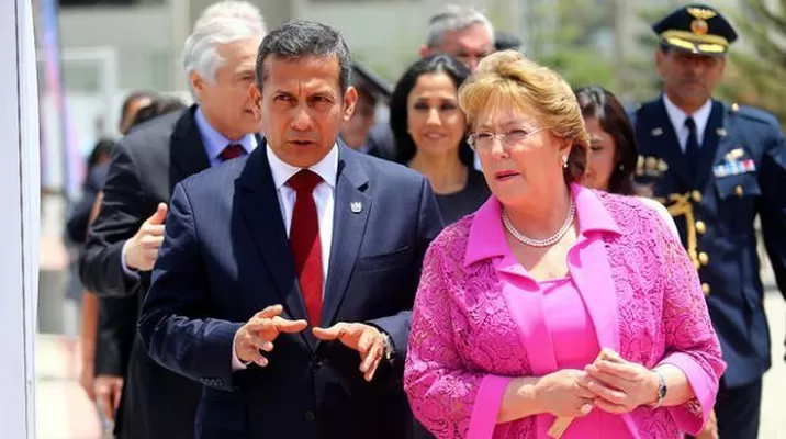 Ollanta Humala y Michelle Bachelet. Foto: Archivo El Comercio Ollanta Humala y Michelle Bachelet. Foto: Archivo El Comercio