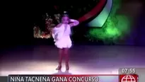 La niña peruana se llama Keit Maquera. Video: Arica Baila Salsa Bachata.