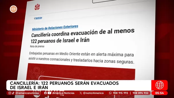 Peruana narró cómo vivió el ataque de Irán en Qatar. Foto: América Noticias