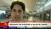 Peruano en Israel. Foto y video: América Noticias