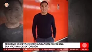 Peruano muerto en explosión en España era extorsionado en Perú