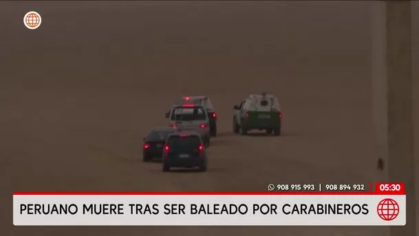 Peruano murió tras ser baleado por carabineros chilenos. Foto: América Noticias Peruano murió tras ser baleado por carabineros chilenos. Foto: América Noticias