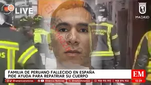 Peruano murió en explosión de bar en España y familia pide apoyo. Foto y video: América Noticias