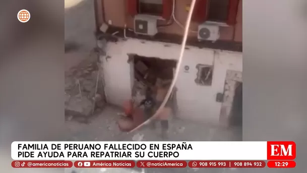 Peruano murió en explosión de bar en España y familia pide apoyo. Foto: América Noticias Peruano murió en explosión de bar en España y familia pide apoyo. Foto: América Noticias