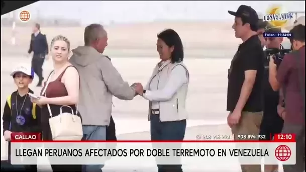 Peruanos afectados por sismo en Venezuela regresan al país/ América Noticias