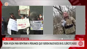 Peruanos en Rusia: Denuncian engaños para ir a la guerra. Foto y video: AN 