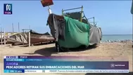 Pisco: Pescadores retiran sus embarcaciones del mar ante falta de especies marinas