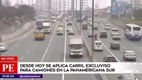 Ocurre en la Panamericana Sur. Foto: América TV