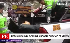 Piden ayuda para enterrar a hombre que cayó de azotea - Noticias de venezolano