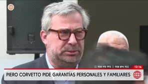 Piden detención de Piero Corvetto por presunta colusión. Foto y video: AN 