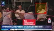 Piden indagar a Víctor Cutipa por personal legislativo en campaña