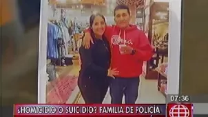 Familia de policía culpa a la enamorada del policía / Video: América Noticias