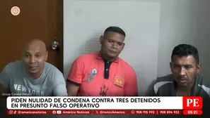 Piden nulidad de condena contra tres detenidos en presunto falso operativo. Foto y video: Unidad de investigación