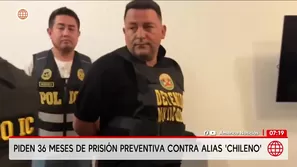 Piden 36 meses de prisión preventiva contra alias Chileno. Foto y video: Unidad de investigación
