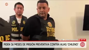  Piden 36 meses de prisión preventiva contra alias Chileno. Foto y video: Unidad de investigación