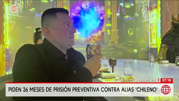 Piden 36 meses de prisión preventiva contra alias Chileno. Foto: Unidad de investigación Piden 36 meses de prisión preventiva contra alias Chileno. Foto: Unidad de investigación