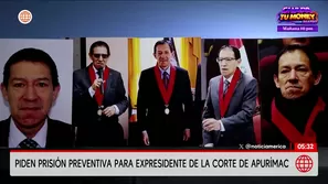 Piden prisión preventiva para expresidente de la Corte de Apurímac. Foto y video: Unidad de investigación