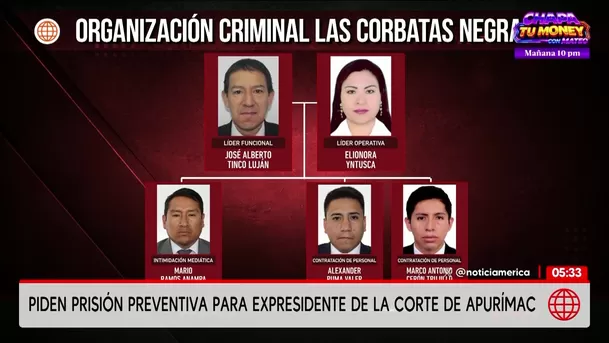 Piden prisión preventiva para expresidente de la Corte de Apurímac. Foto: Unidad de investigación Piden prisión preventiva para expresidente de la Corte de Apurímac. Foto: Unidad de investigación