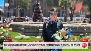 Piden prisión preventiva para policía por desaparición de suboficial en Huaraz. Foto y video: América Noticias