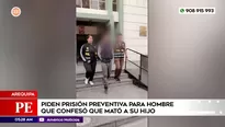 Piden prisión preventiva para venezolano que confesó que mató a su hijo en Arequipa. Foto y video: América Noticias