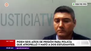 Piden seis años de prisión para policía que atropelló y mató a dos estudiantes. Foto y video: Unidad de investigación