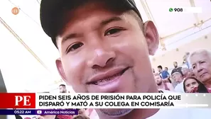 Piden seis años de prisión para policía que disparó y mató a su colega en comisaría. Foto y video: Unidad de investigación