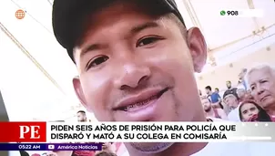 Piden seis años de prisión para policía que disparó y mató a su colega en comisaría. Foto y video: Unidad de investigación