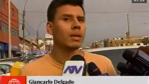 Giancarlo Delgado Herrera. Foto y video: América Noticias