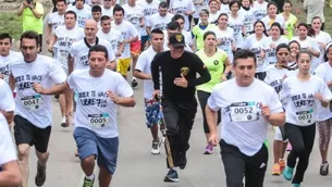 Maratón de los internos de Piedras Gordas. Foto: Andina.