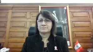 Pilar Mazzetti, ministra de Salud. Foto: América TV 