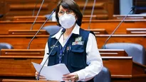 La exministra de Salud admitió esta tarde que sí recibió la vacuna de Sinopharm. Foto: Andina