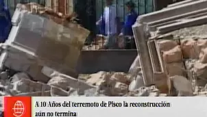 A 10 años del terremoto en Pisco. 