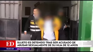 Padre fue detenido por abusar de su hija. Foto: América Noticias