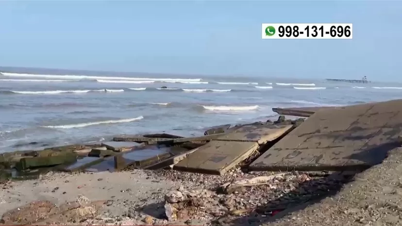 Pisco: El impacto de los oleajes afecta borde costero